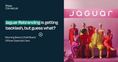 Jaguar Rebranding is getting backlash, but guess what? Morning Brew’s Chief Brand Officer Does Not Care